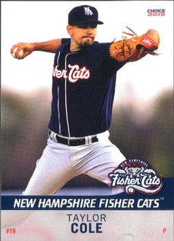 2015 Choice New Hampshire Fisher Cats #8 Taylor Cole Front