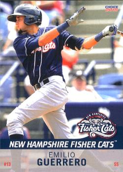 2015 Choice New Hampshire Fisher Cats #10 Emilio Guerrero Front