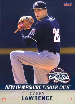 2015 Choice New Hampshire Fisher Cats #12 Casey Lawrence Front