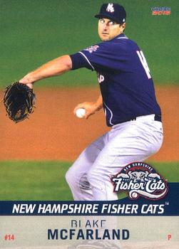 2015 Choice New Hampshire Fisher Cats #13 Blake McFarland Front