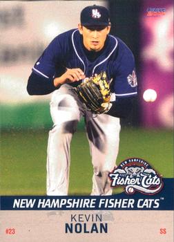 2015 Choice New Hampshire Fisher Cats #17 Kevin Nolan Front