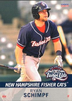 2015 Choice New Hampshire Fisher Cats #23 Ryan Schimpf Front