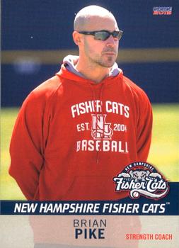 2015 Choice New Hampshire Fisher Cats #29 Brian Pike Front