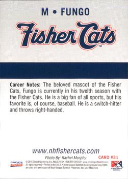 2015 Choice New Hampshire Fisher Cats #31 Fungo Back