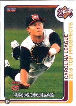 2015 Choice Carolina League Top Prospects #02 Dustin Peterson Front