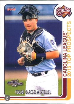 2015 Choice Carolina League Top Prospects #24 Cam Gallagher Front