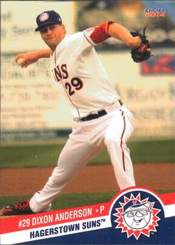 2014 Choice Hagerstown Suns #1 Dixon Anderson Front