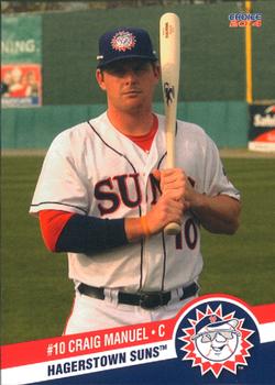 2014 Choice Hagerstown Suns #10 Craig Manuel Front