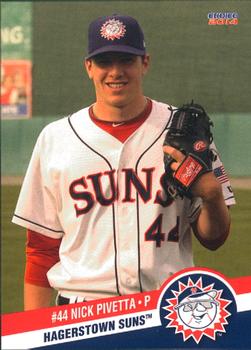 2014 Choice Hagerstown Suns #14 Nick Pivetta Front