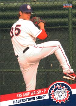2014 Choice Hagerstown Suns #22 Jake Walsh Front