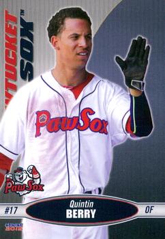 2015 Choice Pawtucket Red Sox #2 Quintin Berry Front