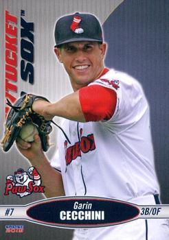 2015 Choice Pawtucket Red Sox #6 Garin Cecchini Front