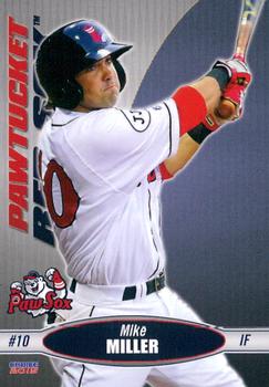 2015 Choice Pawtucket Red Sox #10 Mike Miller Front