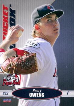 2015 Choice Pawtucket Red Sox #25 Henry Owens Front