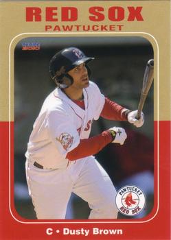 2010 Choice Pawtucket Red Sox #07 Dusty Brown Front