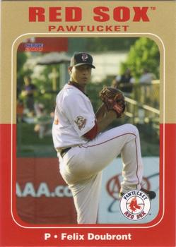 2010 Choice Pawtucket Red Sox #10 Felix Doubront Front