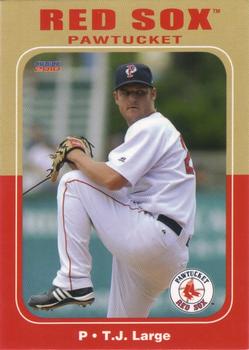 2010 Choice Pawtucket Red Sox #15 T.J. Large Front
