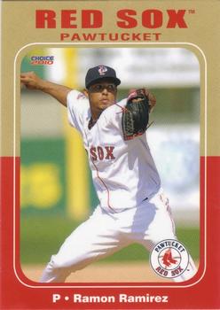 2010 Choice Pawtucket Red Sox #22 Ramon Ramirez Front