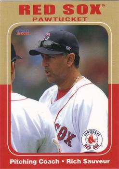 2010 Choice Pawtucket Red Sox #30 Rich Sauveur Front
