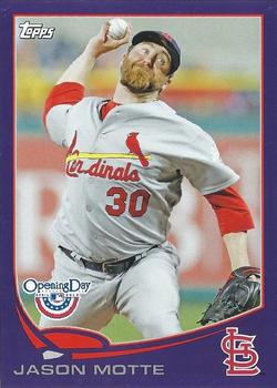 2013 Topps Opening Day - Purple #202 Jason Motte Front