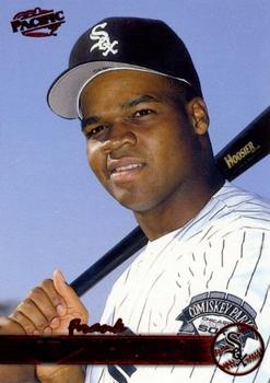 1999 Pacific - Red #106a Frank Thomas Front