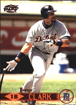 1999 Pacific - Red #160 Tony Clark  Front