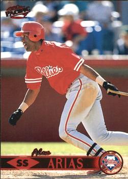 1999 Pacific - Red #321 Alex Arias  Front