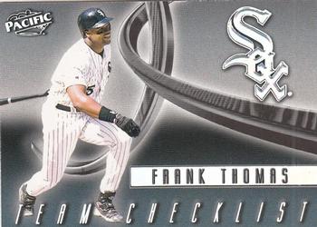 1999 Pacific - Team Checklists #4 Frank Thomas  Front
