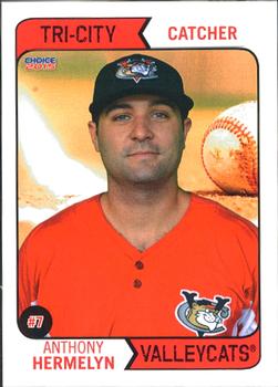2015 Choice Tri-City ValleyCats #01 Anthony Hermelyn Front