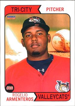 2015 Choice Tri-City ValleyCats #20 Rogelio Armenteros Front