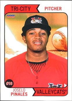 2015 Choice Tri-City ValleyCats #30 Joselo Pinales Front