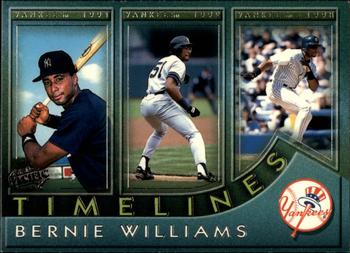 1999 Pacific - Timelines #5 Bernie Williams  Front