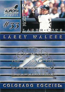 1999 Pacific Aurora - On Deck Laser-Cuts #8 Larry Walker  Front