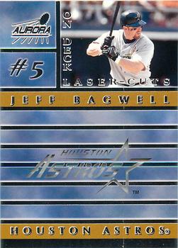 1999 Pacific Aurora - On Deck Laser-Cuts #9 Jeff Bagwell  Front