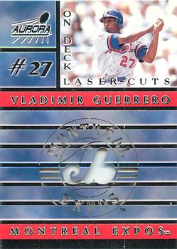 1999 Pacific Aurora - On Deck Laser-Cuts #10 Vladimir Guerrero  Front