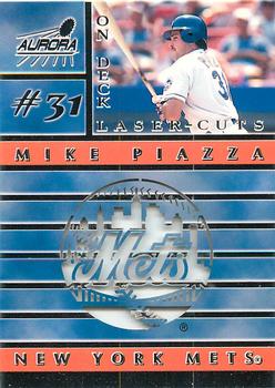 1999 Pacific Aurora - On Deck Laser-Cuts #11 Mike Piazza  Front