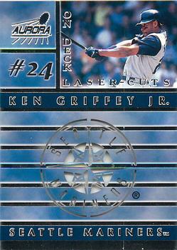 1999 Pacific Aurora - On Deck Laser-Cuts #17 Ken Griffey Jr.  Front