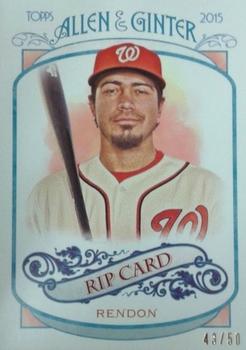 2015 Topps Allen & Ginter - Rip Cards #RIP-98 Anthony Rendon Front