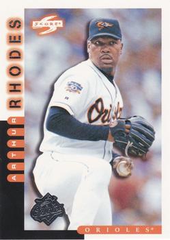 1998 Score Baltimore Orioles #15 Arthur Rhodes Front