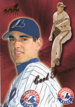 1999 Pacific Aurora - Red #114 Carl Pavano  Front