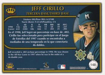 1999 Pacific Crown Collection - Red #148 Jeff Cirillo  Back