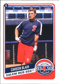 2013 Choice Salem Red Sox #3 Carson Blair Front