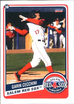 2013 Choice Salem Red Sox #4 Garin Cecchini Front