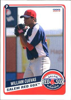 2013 Choice Salem Red Sox #6 William Cuevas Front