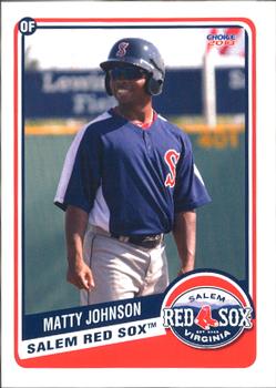 2013 Choice Salem Red Sox #11 Matty Johnson Front