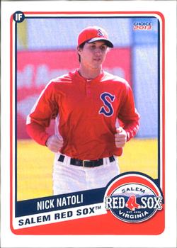 2013 Choice Salem Red Sox #13 Nick Natoli Front