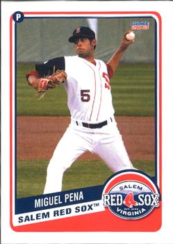 2013 Choice Salem Red Sox #17 Miguel Pena Front