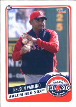 2013 Choice Salem Red Sox #27 Nelson Paulino Front
