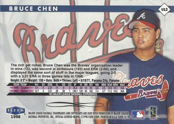 1998 Fleer Tradition Update #U12 Bruce Chen Back