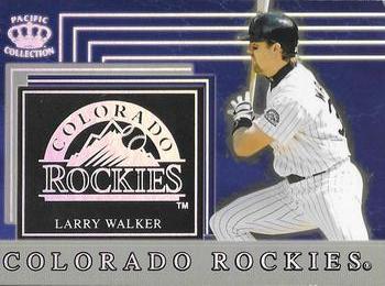 1999 Pacific Crown Collection - Team Checklists #10 Larry Walker  Front